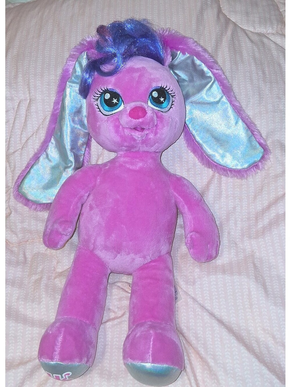 Build-A-Bear BAB Risa Bunny Pink Plush Sings Into The Unknown Frozen Sound Works